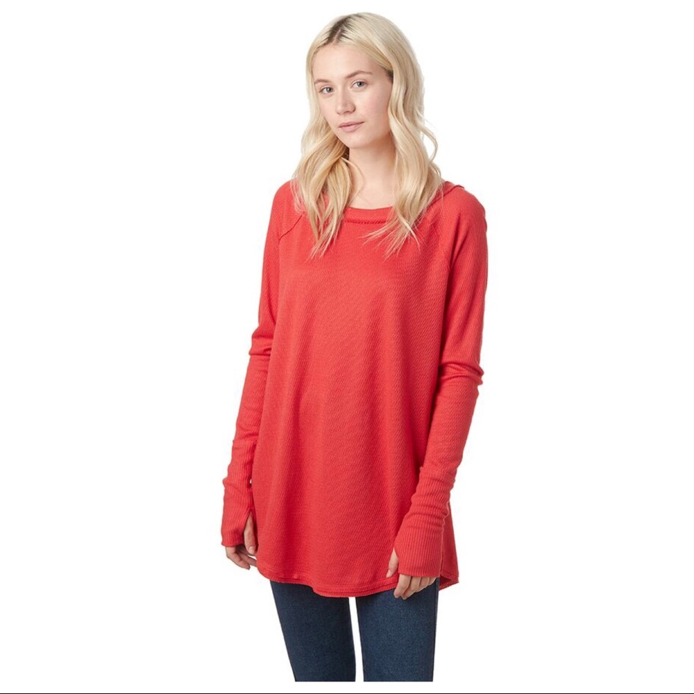 FREE PEOPLE BOHO FLOWY TUNIC TOP PULLOVER A2C - Picture 9 of 16